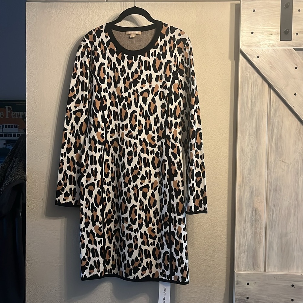 Michael Kors Animal Print Mini Dress